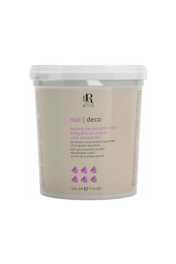 Real Star Real Bleaching Violet Осветляющая пудра 500г 9тонов